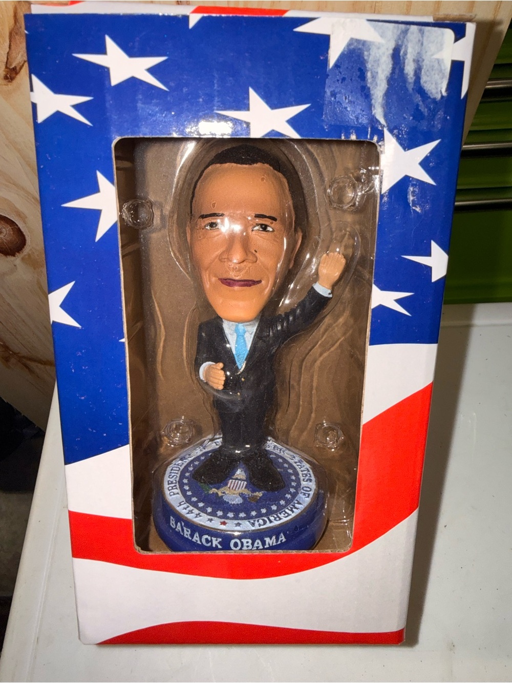 Barack Obama Collectible Bobblehead - inauguration edition